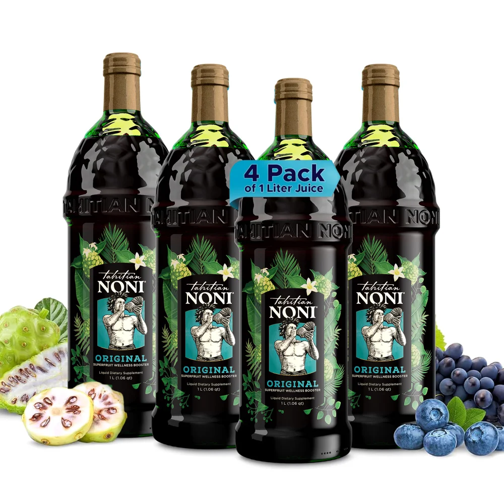 Tahitian Noni noni juice, four-bottle case